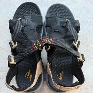 Ozark Trail Black and Tan Hiking Sandals